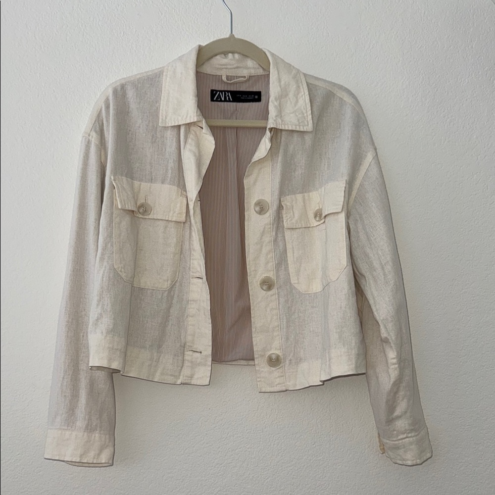 Zara Cream Women's Jacket